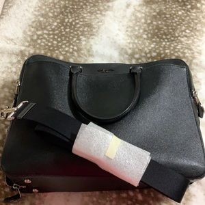 Authentic Coach brief case, with shoulder strap